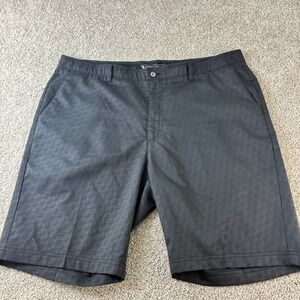 Pebble Beach Dry Luxe Performance Shorts Mens Size 40 Gray‎ Golf Casual
